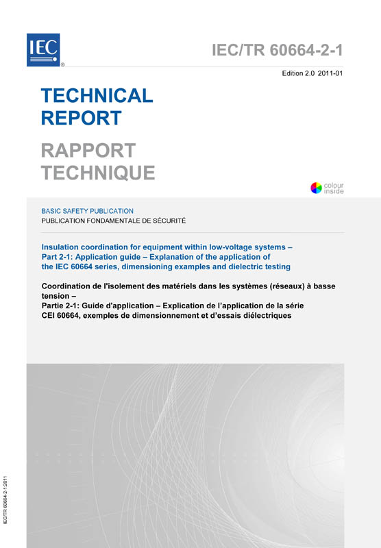 Cover IEC TR 60664-2-1:2011